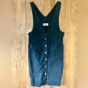 Vintage Denim Vest Mini Dress